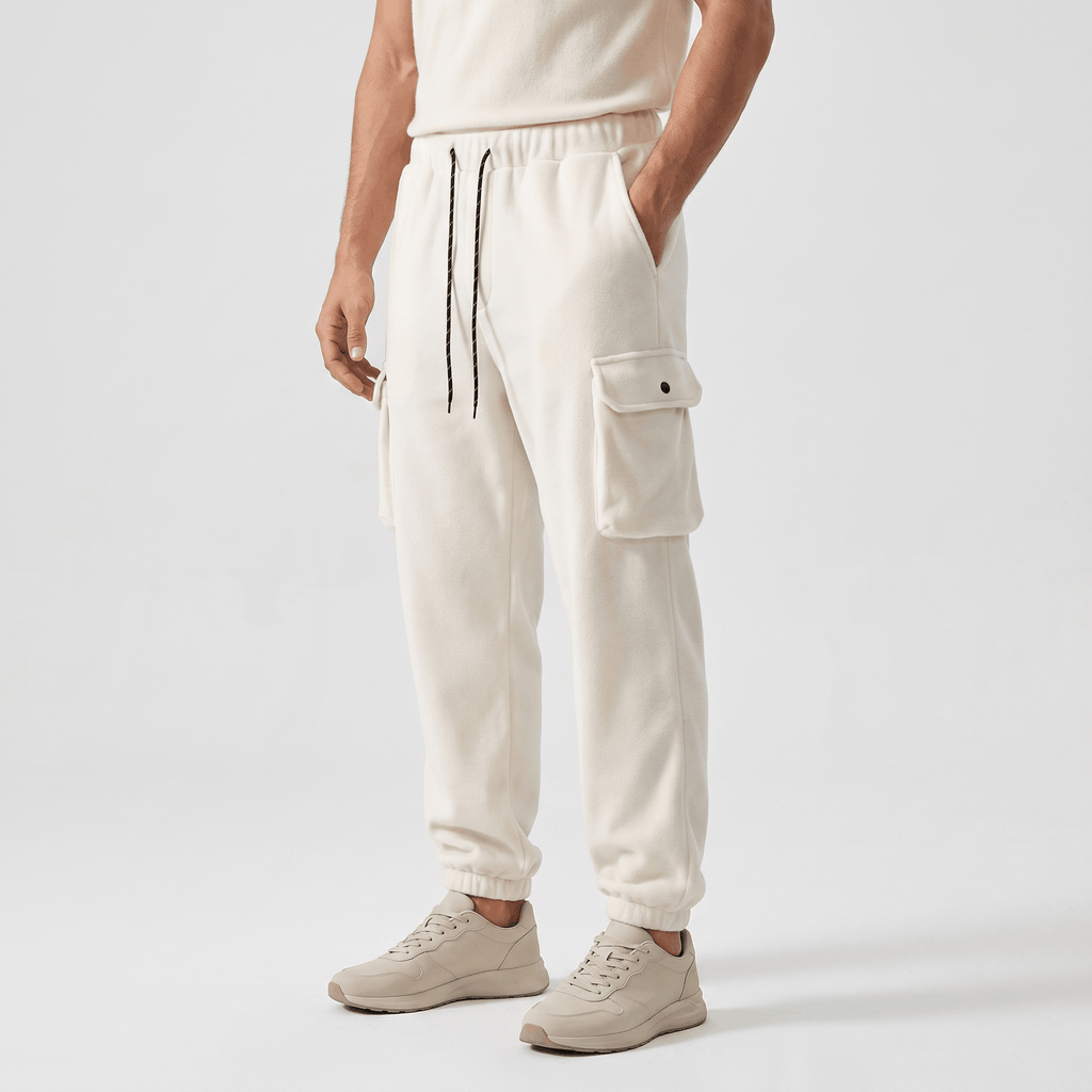 Rowan Fleece Joggers – Relaxed Elastic-Waist Lounge Pants