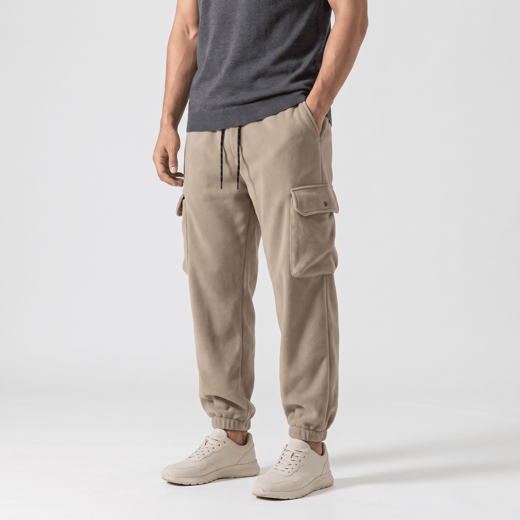 Rowan Fleece Joggers – Relaxed Elastic-Waist Lounge Pants