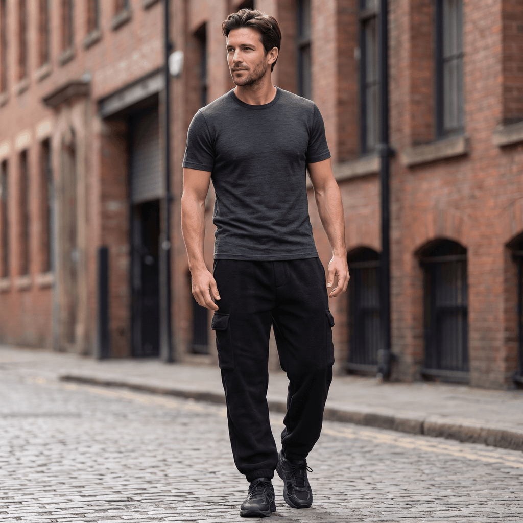 Rowan Fleece Joggers – Relaxed Elastic-Waist Lounge Pants