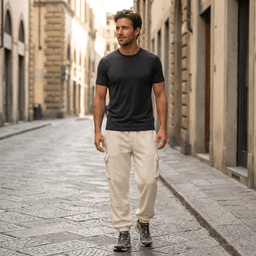 Rowan Fleece Joggers – Relaxed Elastic-Waist Lounge Pants