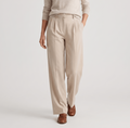 Jessy Structured Woven Trousers – High-Waist Tailored Wide-Leg Pants