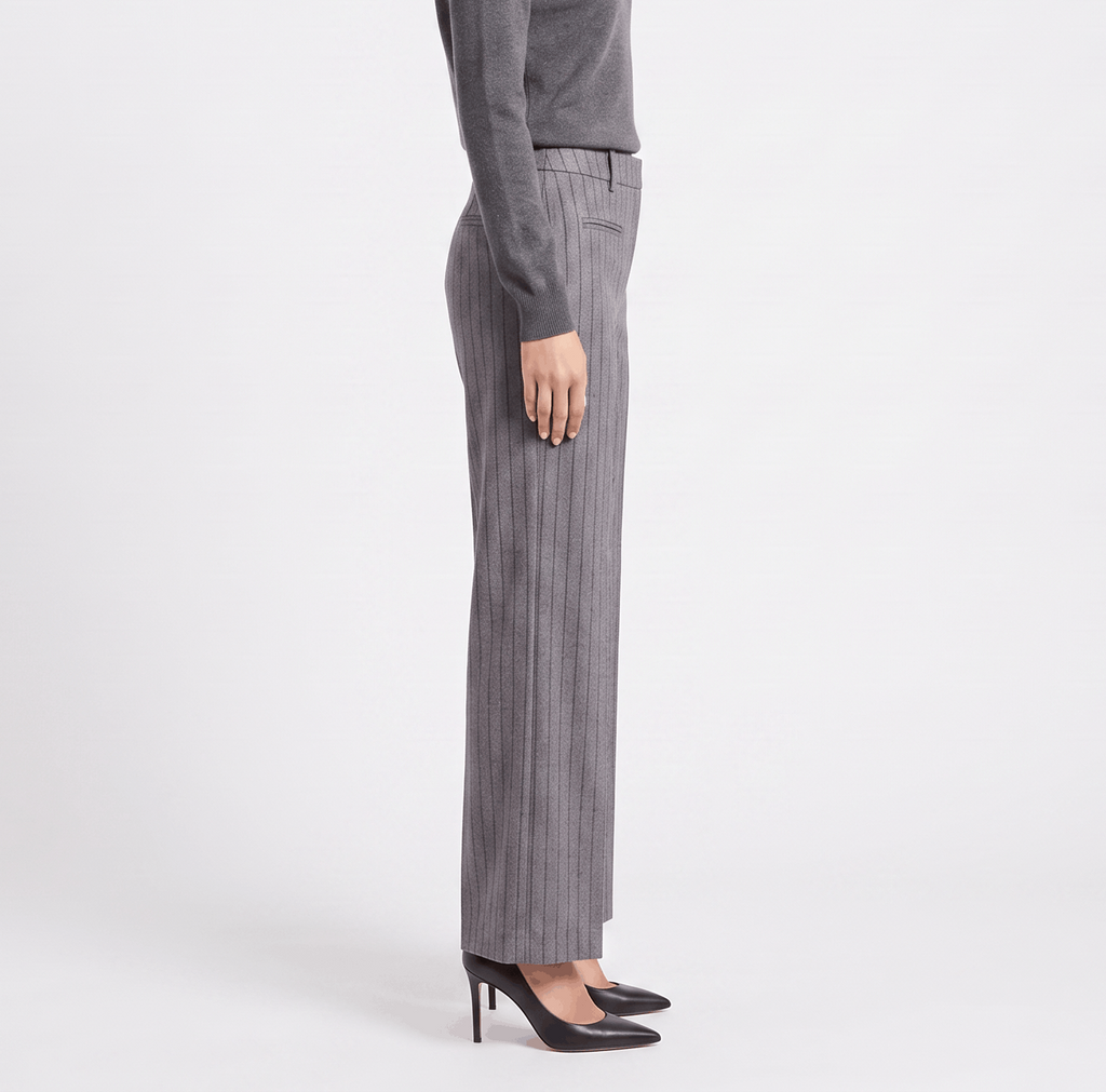 Charise Wool Blend Trousers – Wide-Leg Pocketed Winter Pants