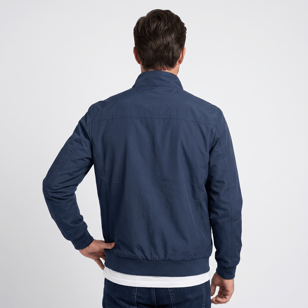 Rowan Lightweight Bomber Jacket – Stand Collar Zip-Up Everyday Outerwear