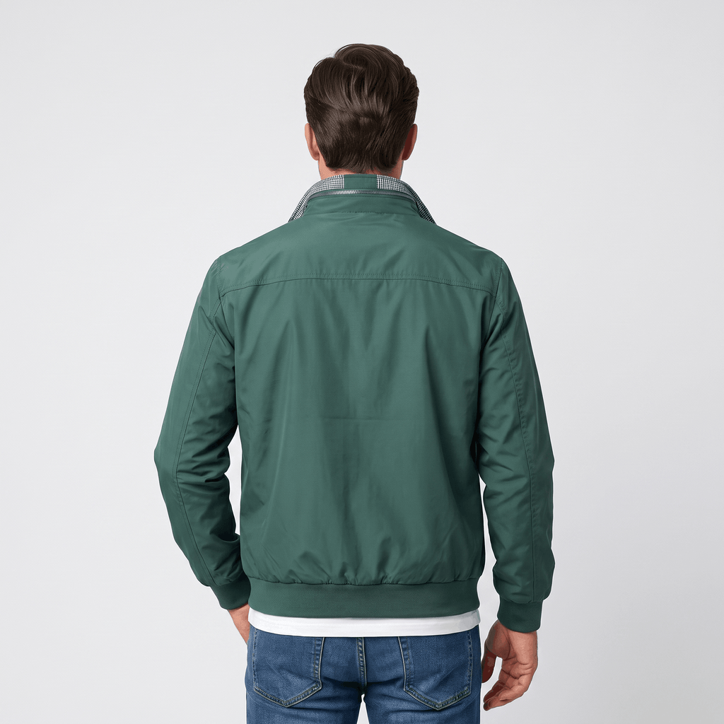 Rowan Lightweight Bomber Jacket – Stand Collar Zip-Up Everyday Outerwear