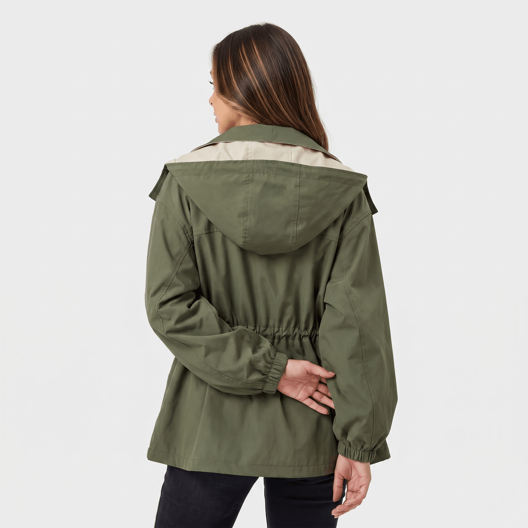 Amara Windproof Jacket – Sleek Tailored Versatile Hooded Outerwear