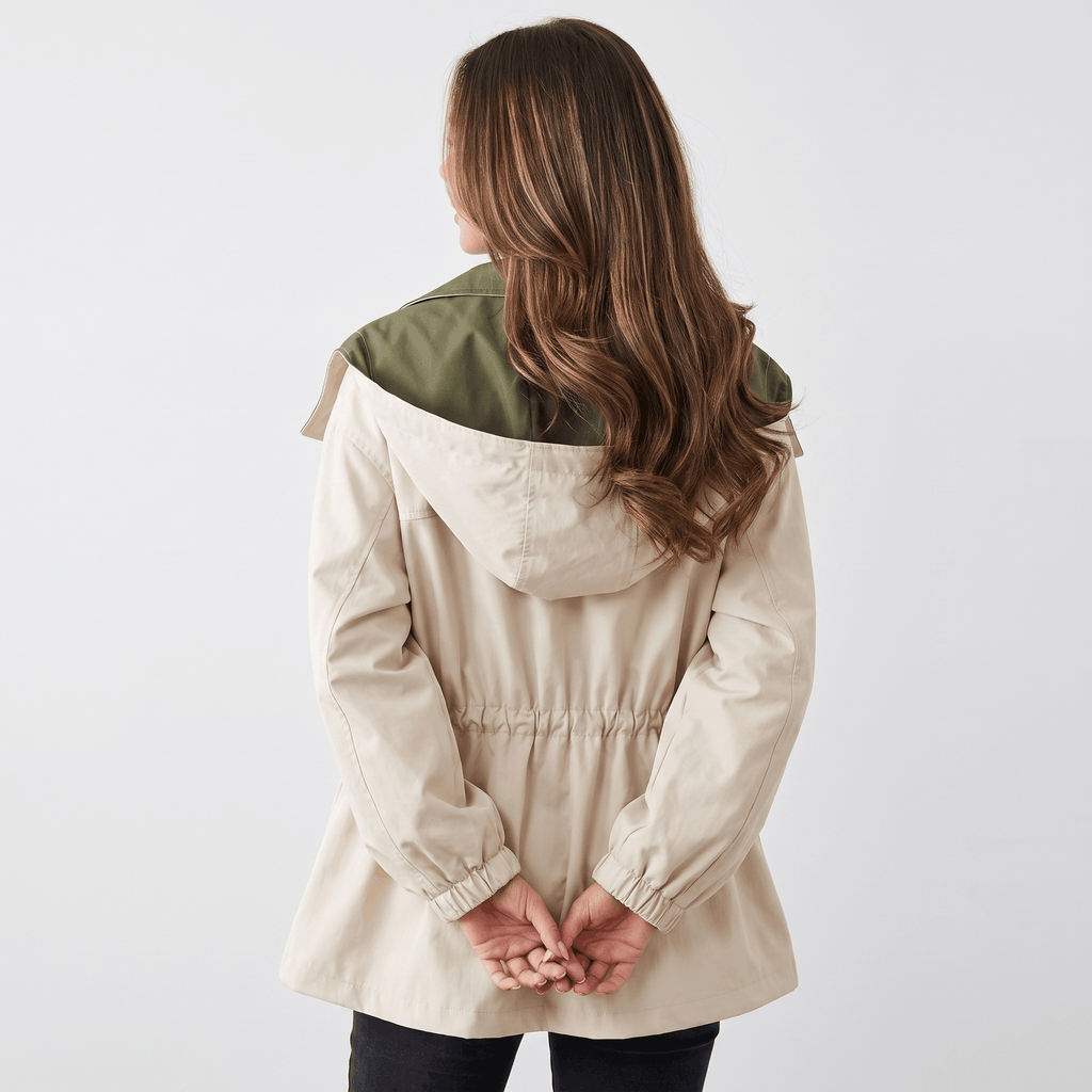 Amara Windproof Jacket – Sleek Tailored Versatile Hooded Outerwear