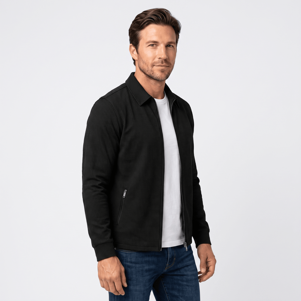 Cyrus Loose-Fit Zip-Up Jacket – Relaxed Casual Everyday Outerwear