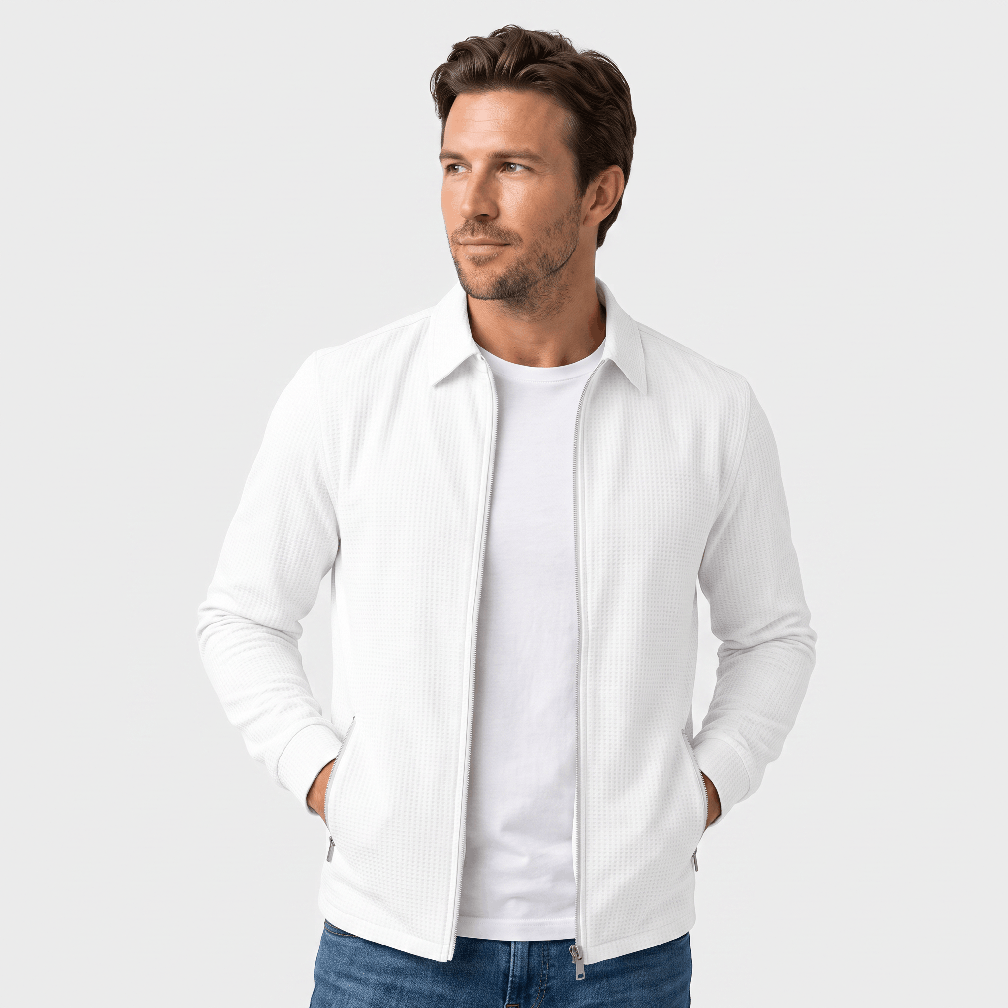 Cyrus Loose-Fit Zip-Up Jacket – Relaxed Casual Everyday Outerwear