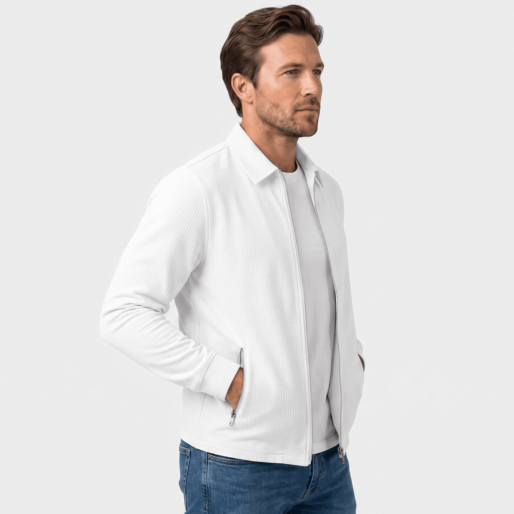 Cyrus Loose-Fit Zip-Up Jacket – Relaxed Casual Everyday Outerwear