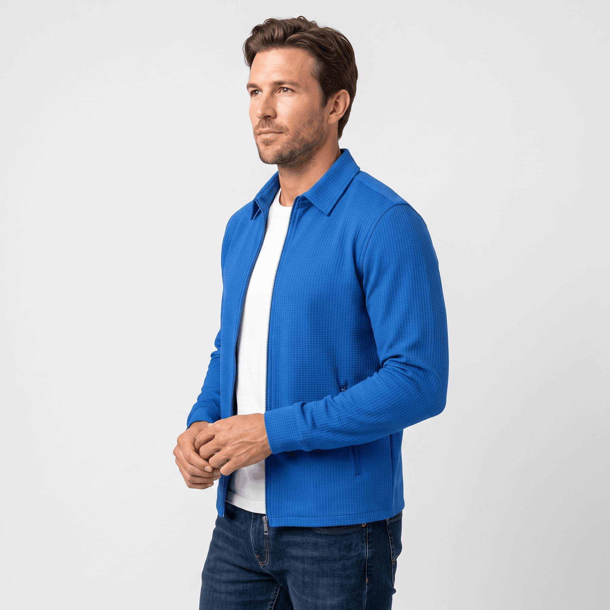 Cyrus Loose-Fit Zip-Up Jacket – Relaxed Casual Everyday Outerwear