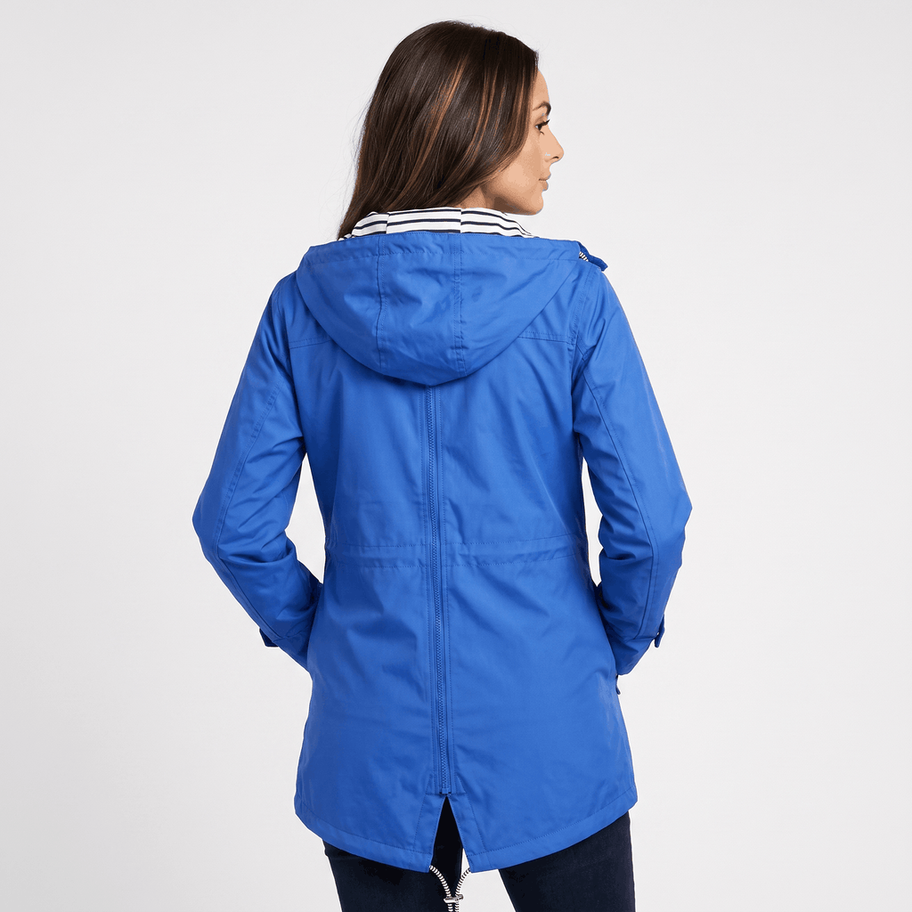 Sherlyn Hooded Rain Jacket – Drawcord Waterproof Packable Shell