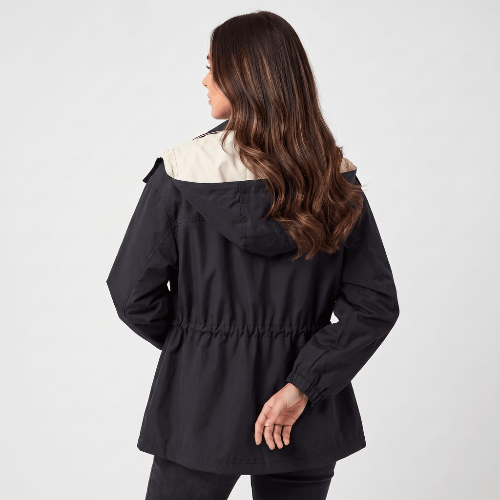 Amara Windproof Jacket – Sleek Tailored Versatile Hooded Outerwear