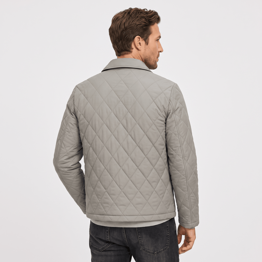 Caleb Diamond Quilted Jacket – Insulated Smart-Casual Everyday Outerwear