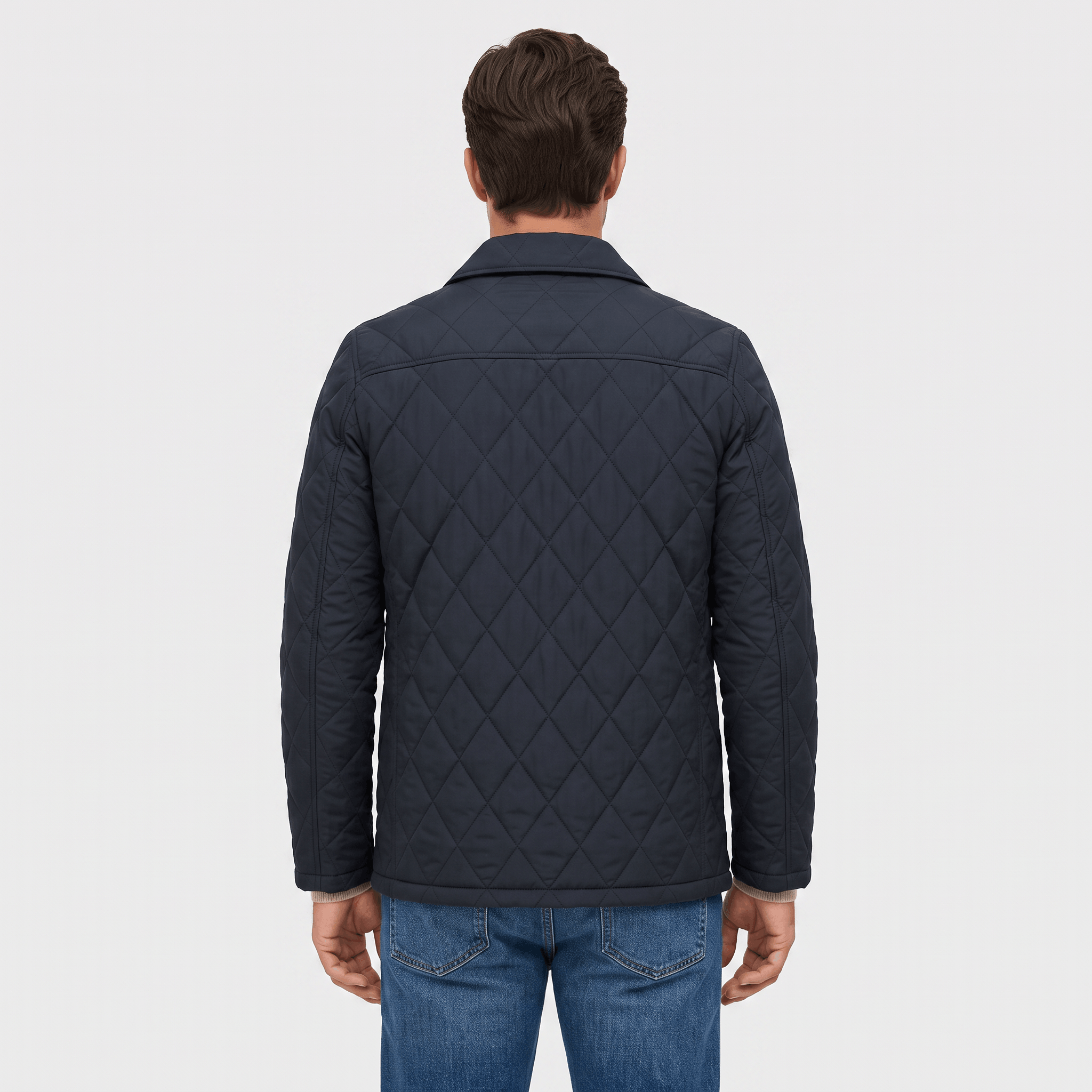 Caleb Diamond Quilted Jacket – Insulated Smart-Casual Everyday Outerwear
