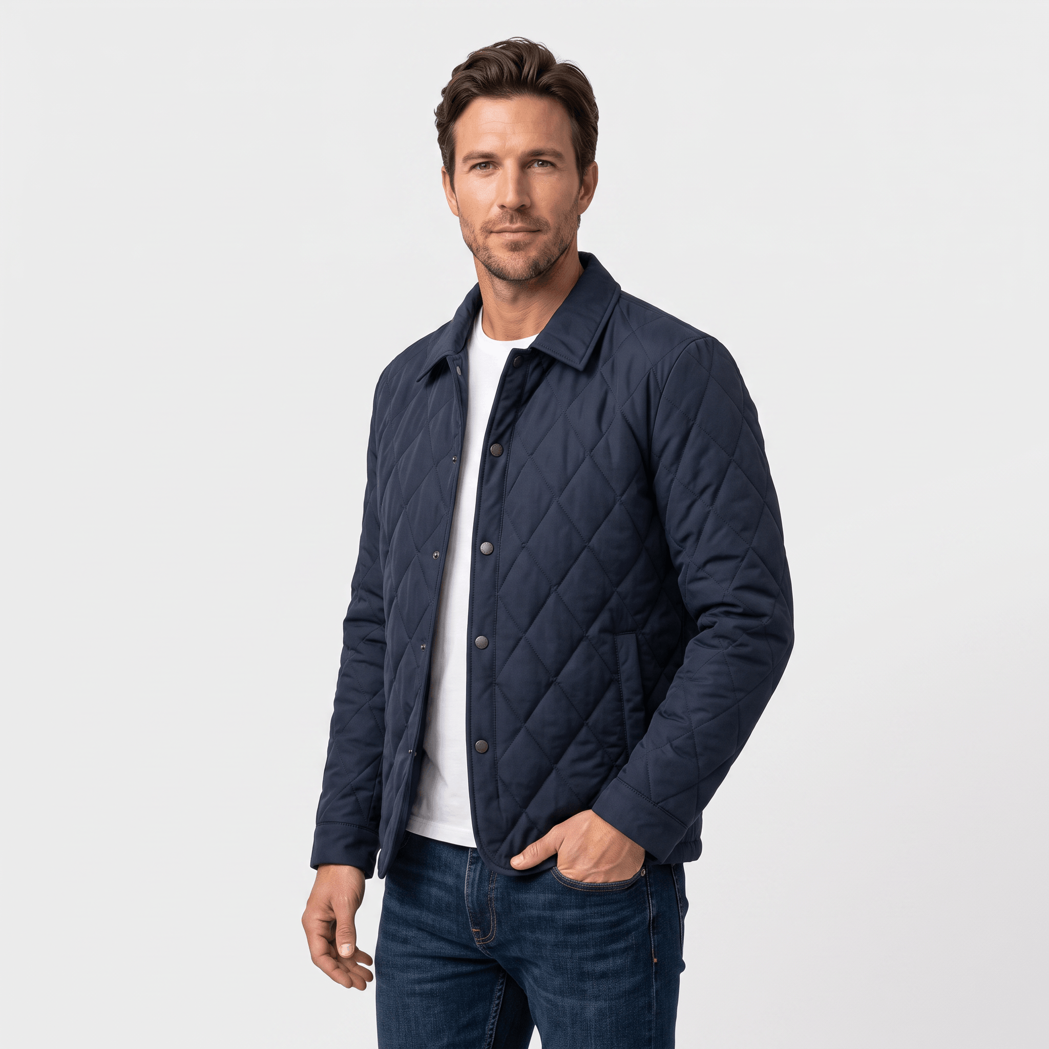 Rafael Quilted Jacket – Lightweight Regular-Fit Transitional Everyday Outerwear