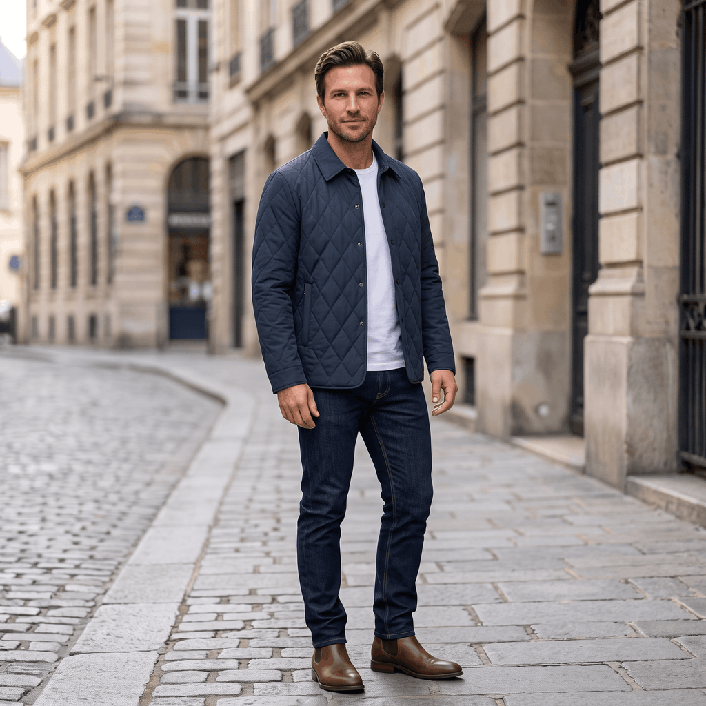 Rafael Quilted Jacket – Lightweight Regular-Fit Transitional Everyday Outerwear