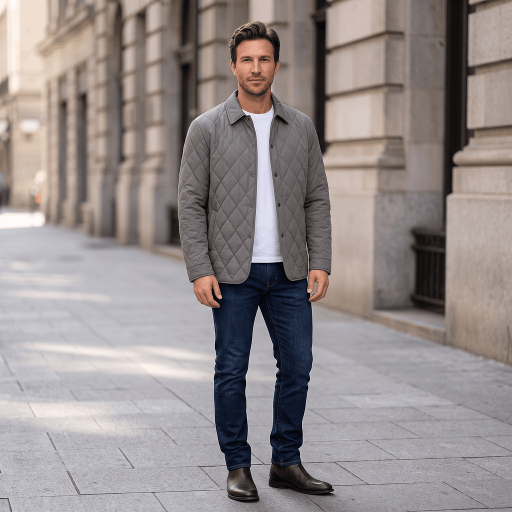 Rafael Quilted Jacket – Lightweight Regular-Fit Transitional Everyday Outerwear