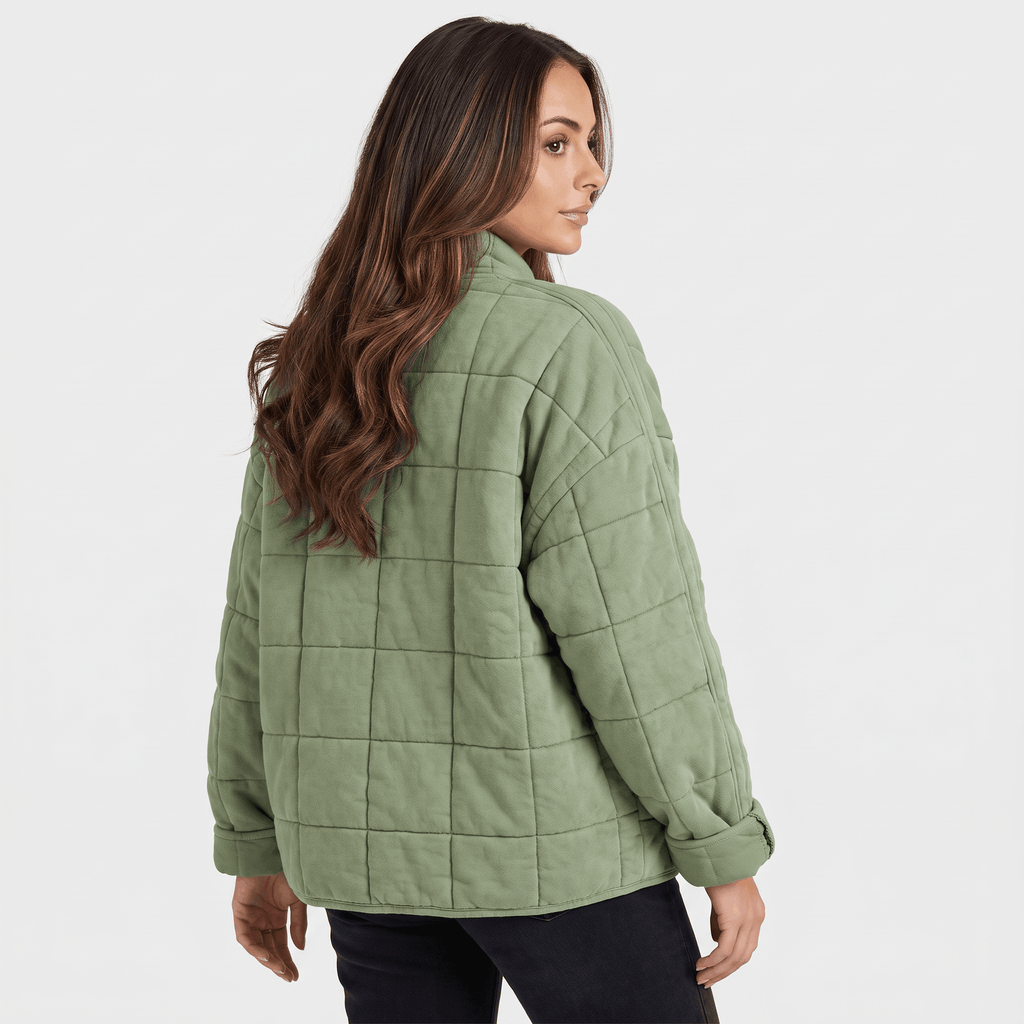Marie Padded Quilted Jacket – Relaxed Pocketed Everyday Winter Outerwear