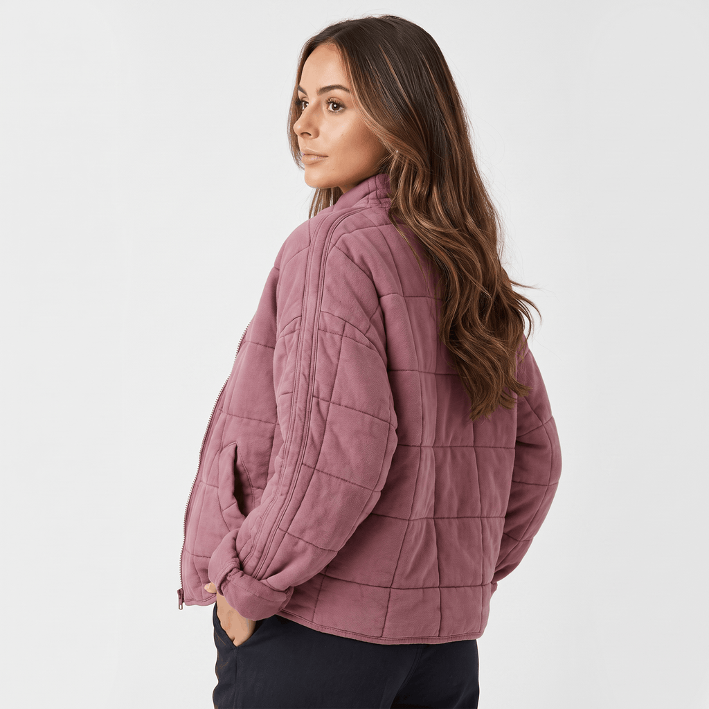 Marie Padded Quilted Jacket – Relaxed Pocketed Everyday Winter Outerwear