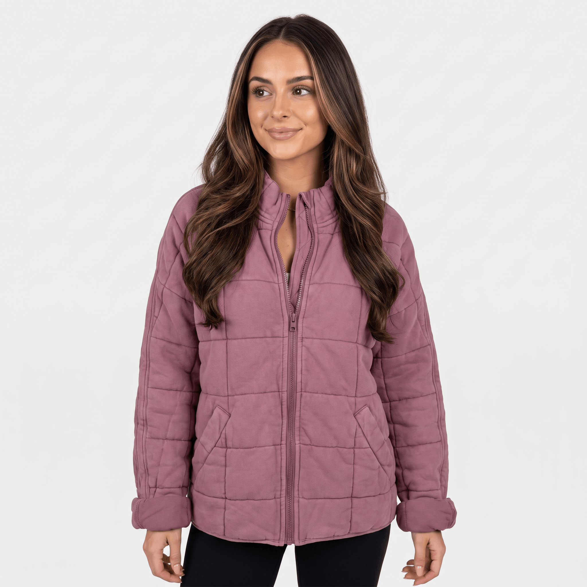 Marie Padded Quilted Jacket – Relaxed Pocketed Everyday Winter Outerwear