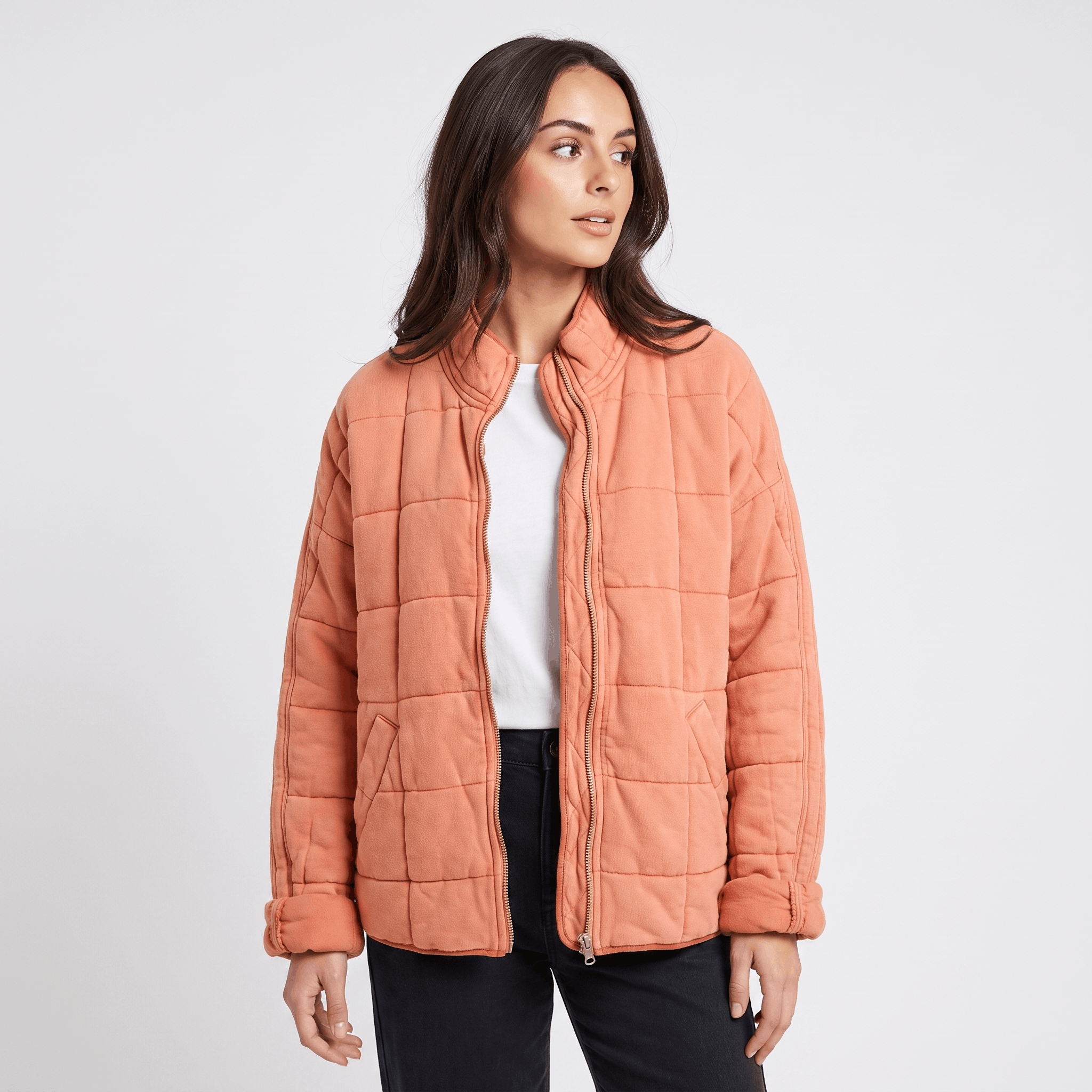 Marie Padded Quilted Jacket – Relaxed Pocketed Everyday Winter Outerwear
