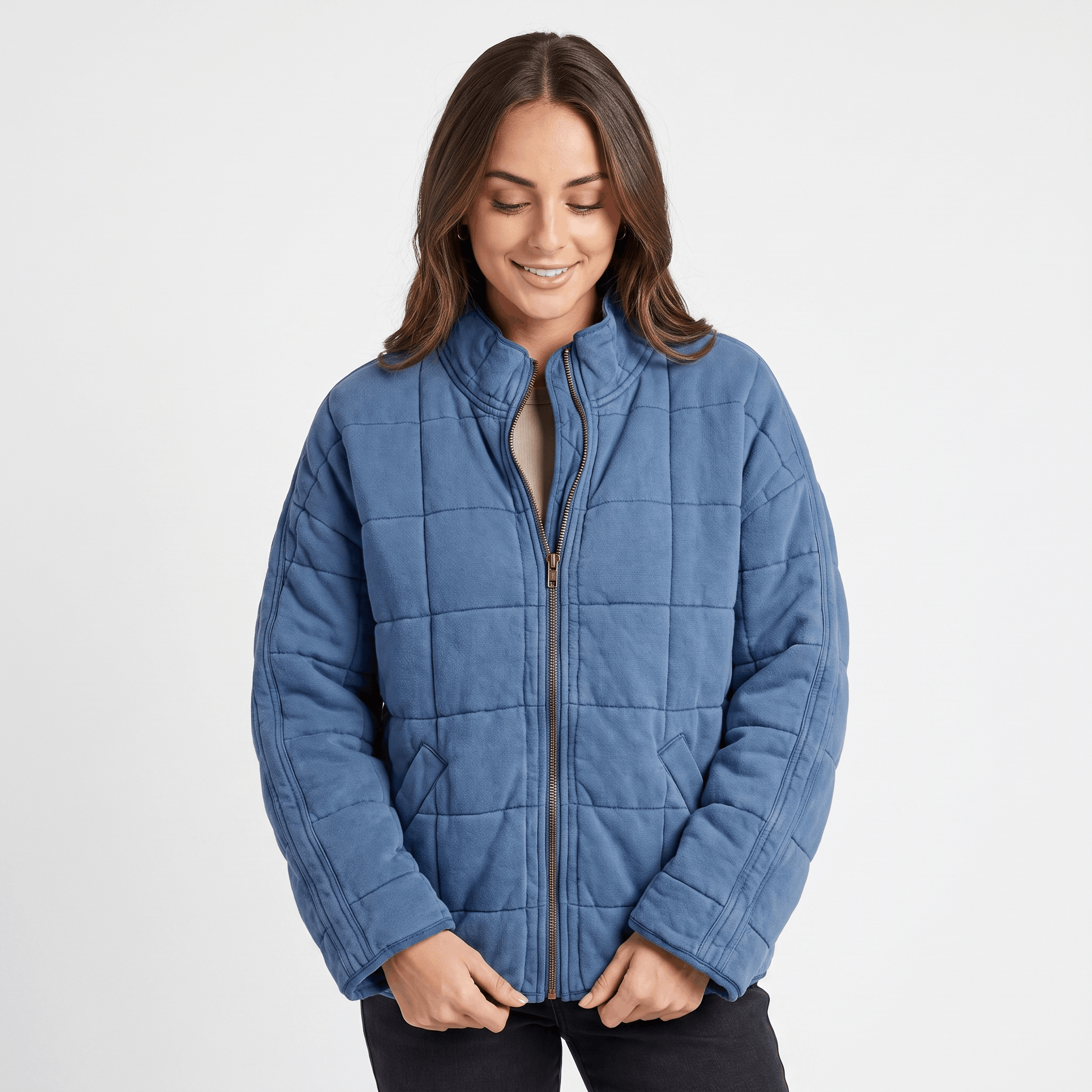 Marie Padded Quilted Jacket – Relaxed Pocketed Everyday Winter Outerwear