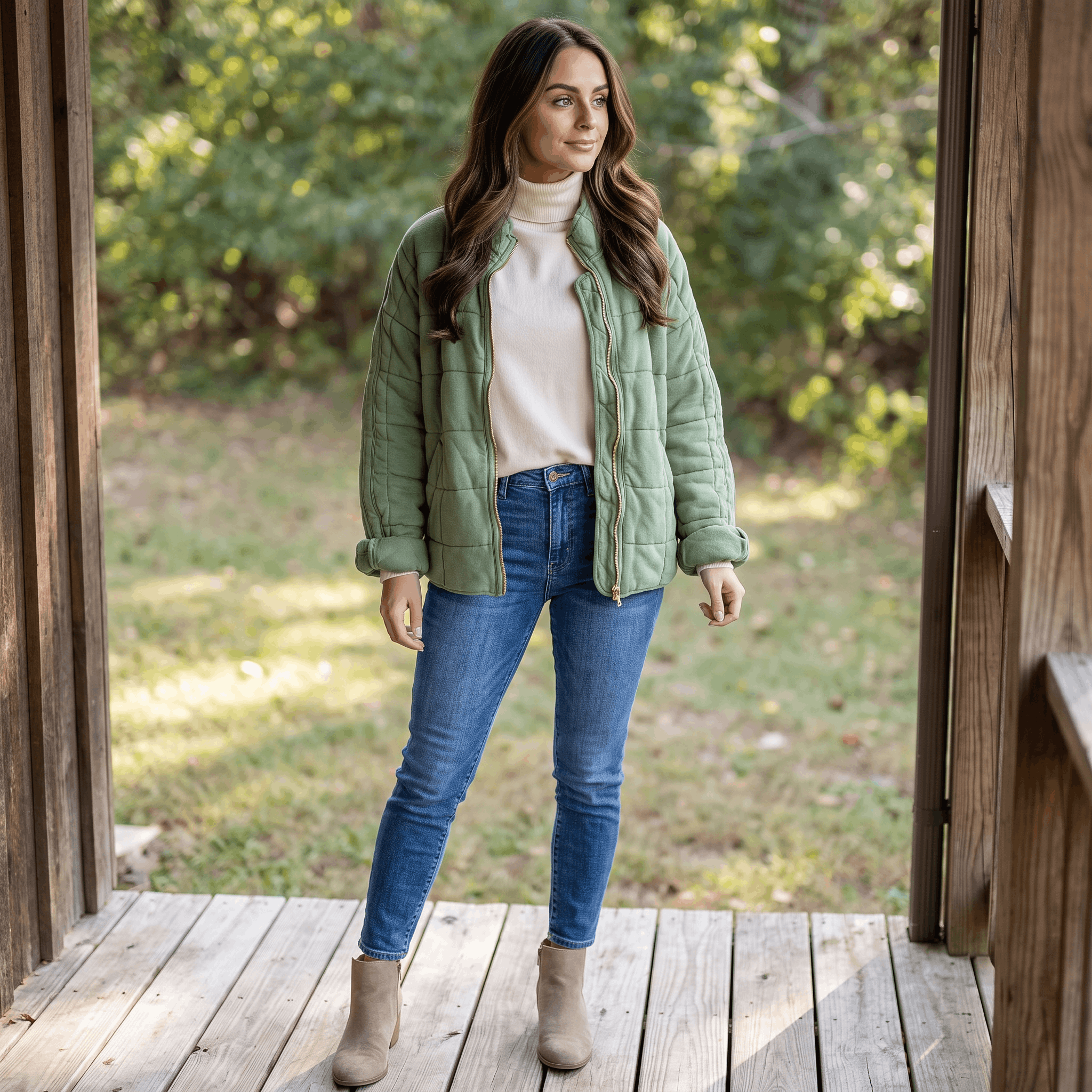 Marie Padded Quilted Jacket – Relaxed Pocketed Everyday Winter Outerwear