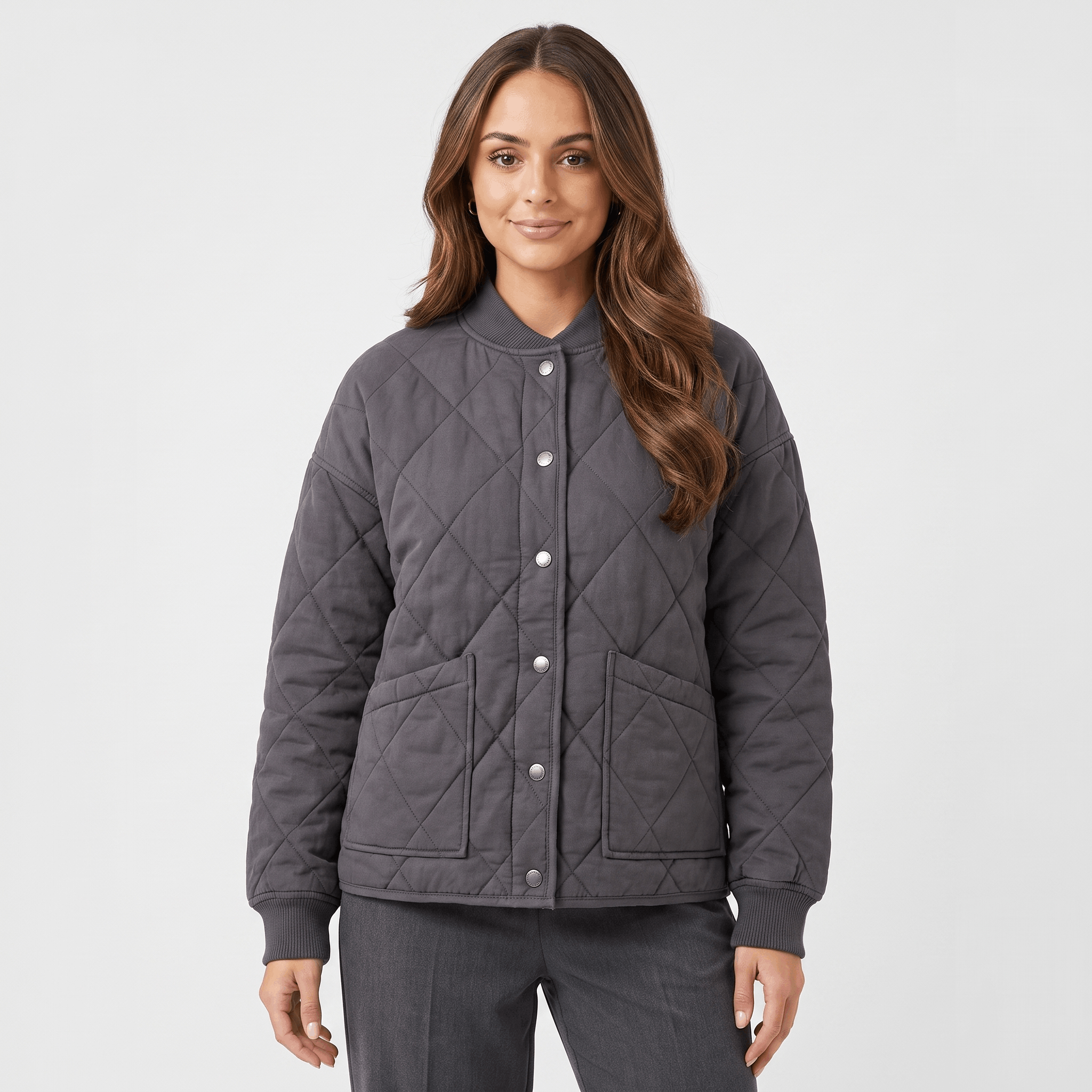 Marie Padded Quilted Jacket – Relaxed Pocketed Everyday Winter Outerwear