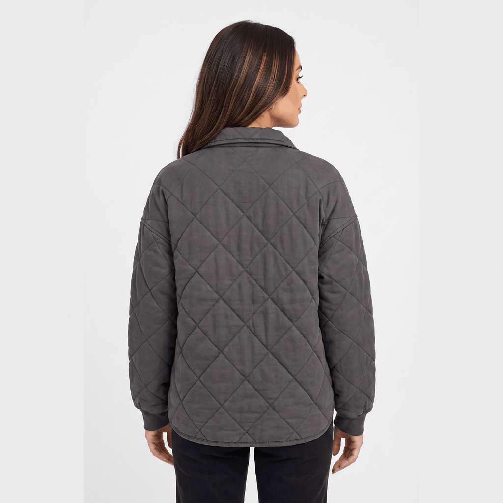 Marie Padded Quilted Jacket – Relaxed Pocketed Everyday Winter Outerwear