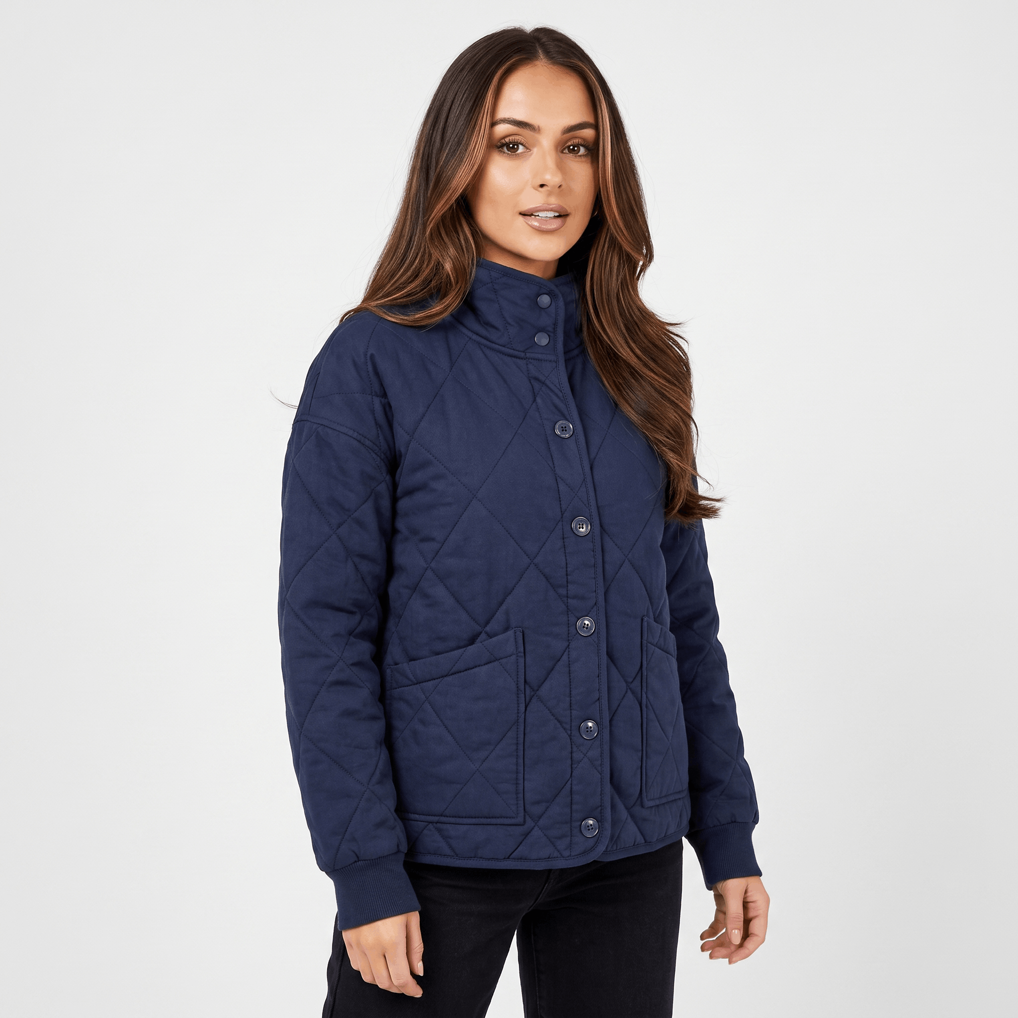 Marie Padded Quilted Jacket – Relaxed Pocketed Everyday Winter Outerwear