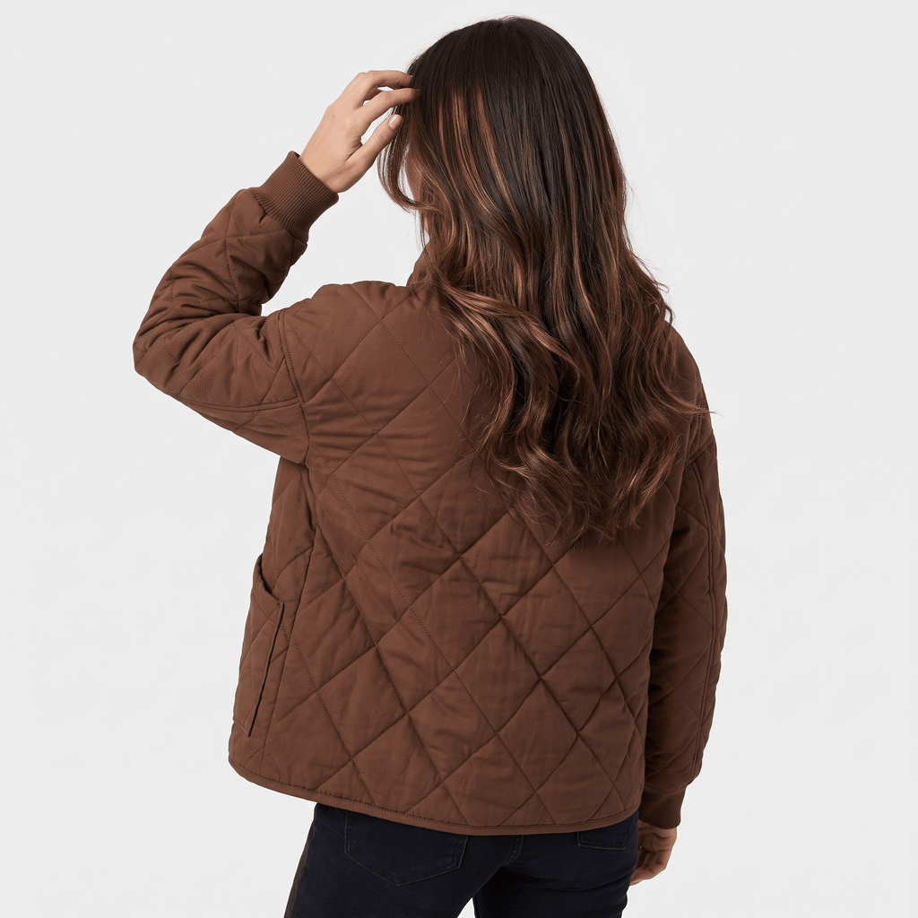 Marie Padded Quilted Jacket – Relaxed Pocketed Everyday Winter Outerwear