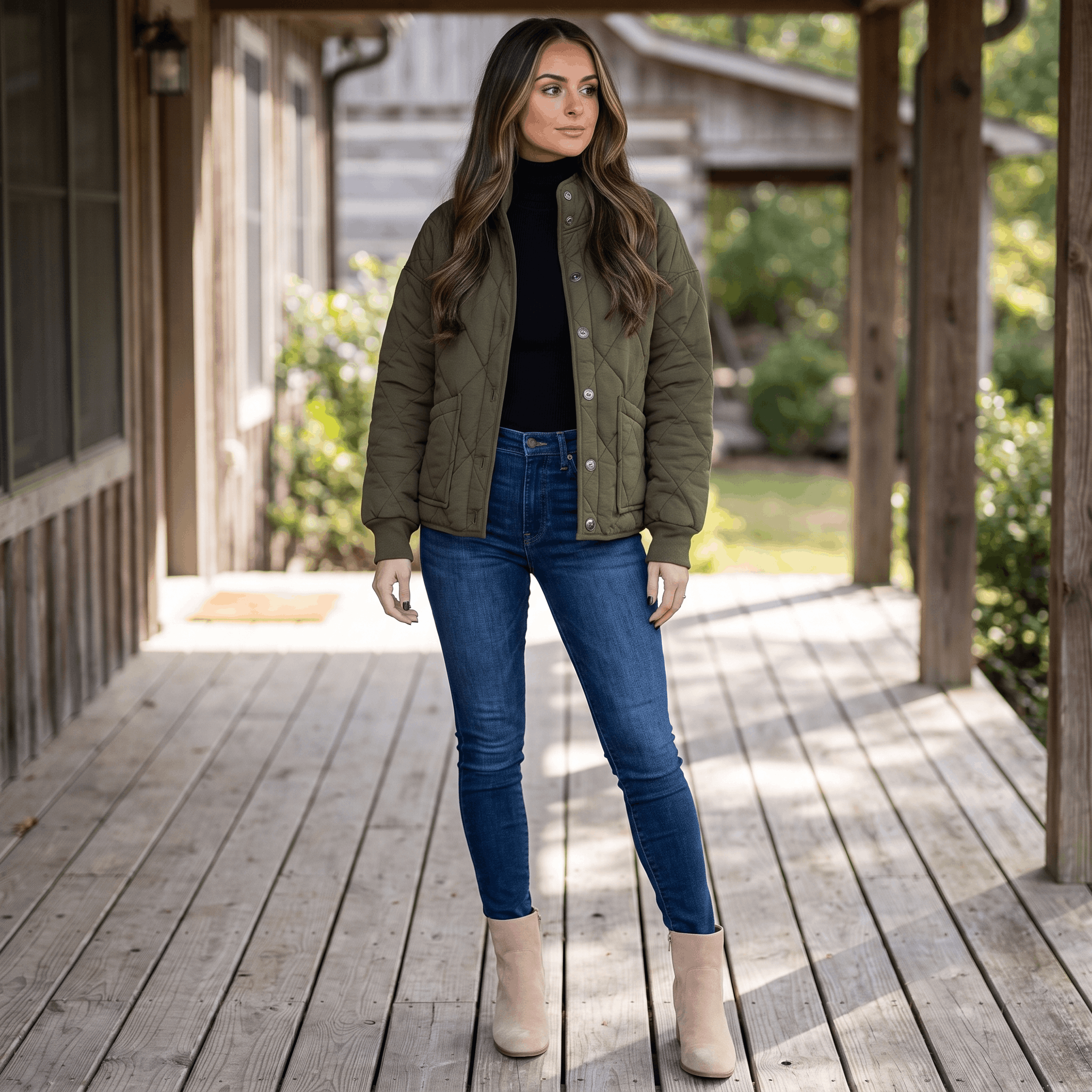Marie Padded Quilted Jacket – Relaxed Pocketed Everyday Winter Outerwear