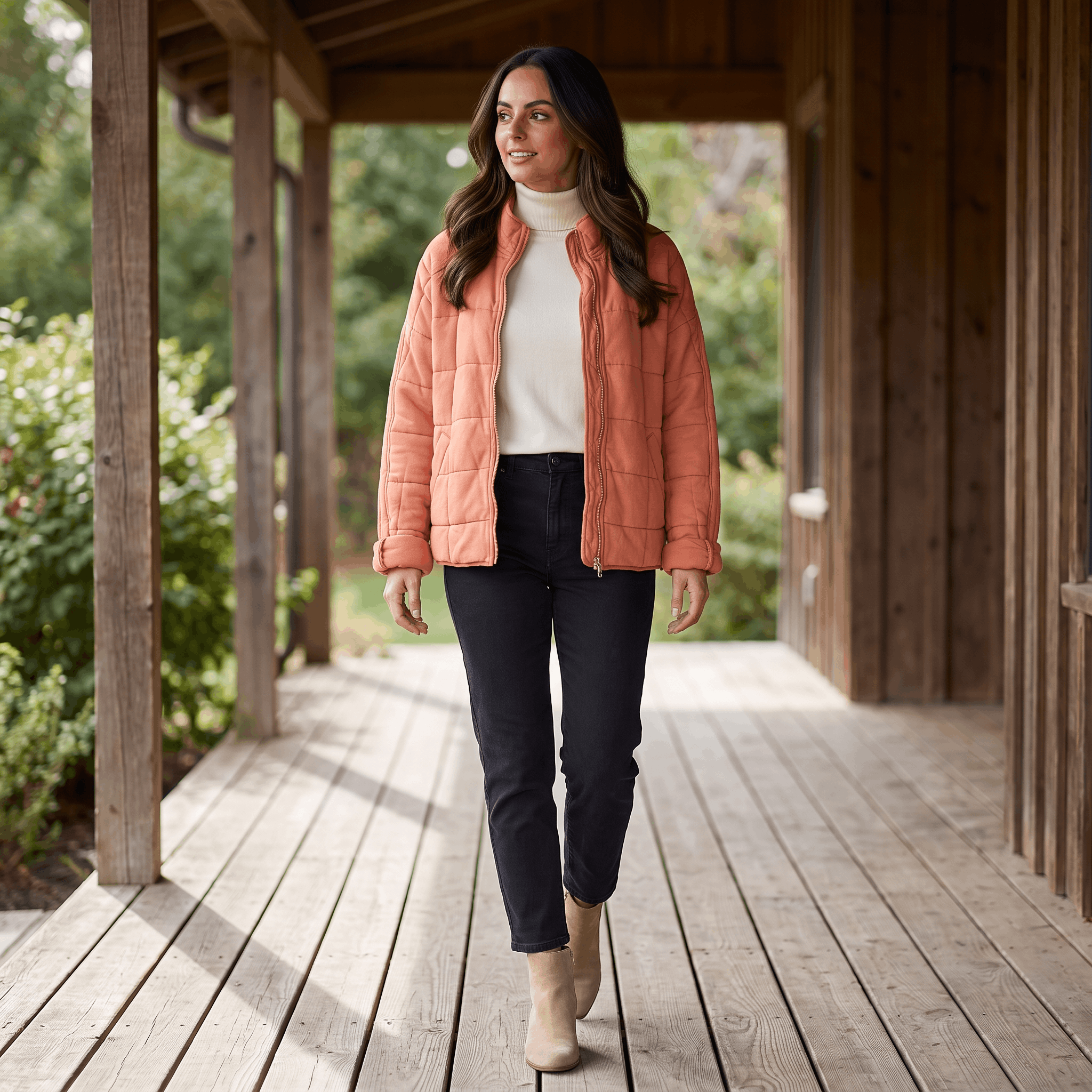 Marie Padded Quilted Jacket – Relaxed Pocketed Everyday Winter Outerwear