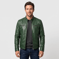 Hamilton Leather Jacket – Vintage Tailored Slim-Fit Zip-Up Outerwear