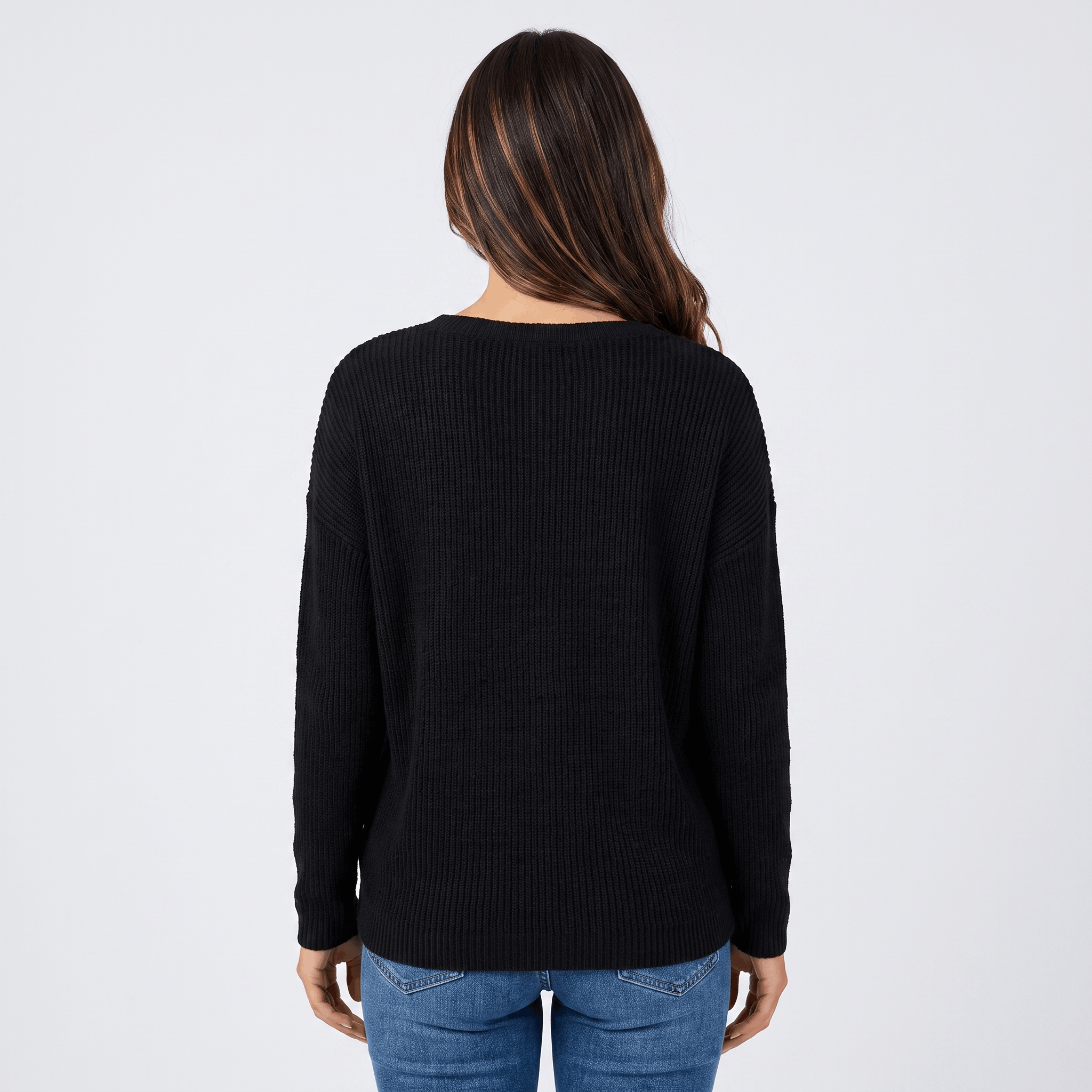 Clarisse Cotton Blend Henley Top – Boho Button-Up Long-Sleeve V-Neck Shirt