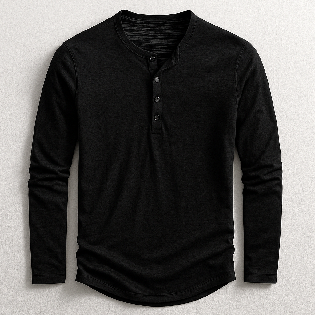 Hudson Long-Sleeve Cotton Crewneck