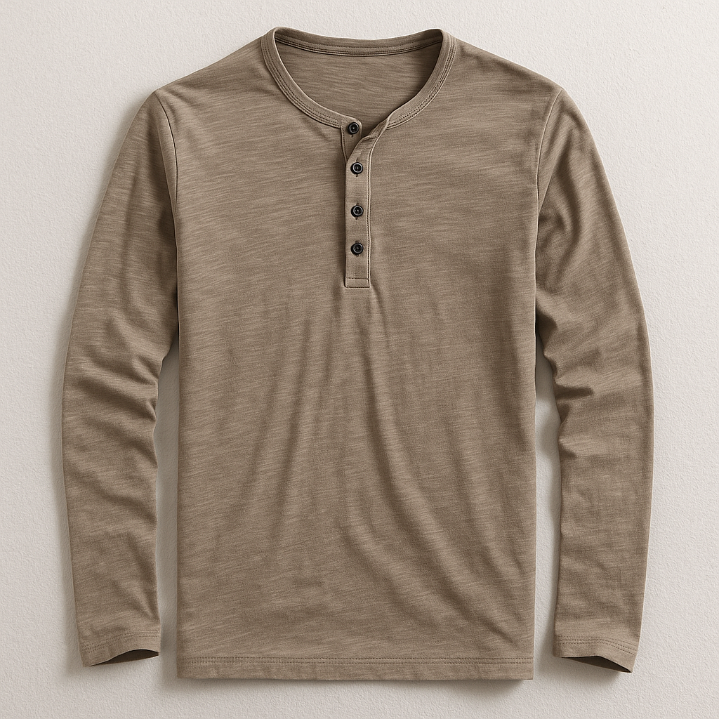 Hudson Long-Sleeve Cotton Crewneck