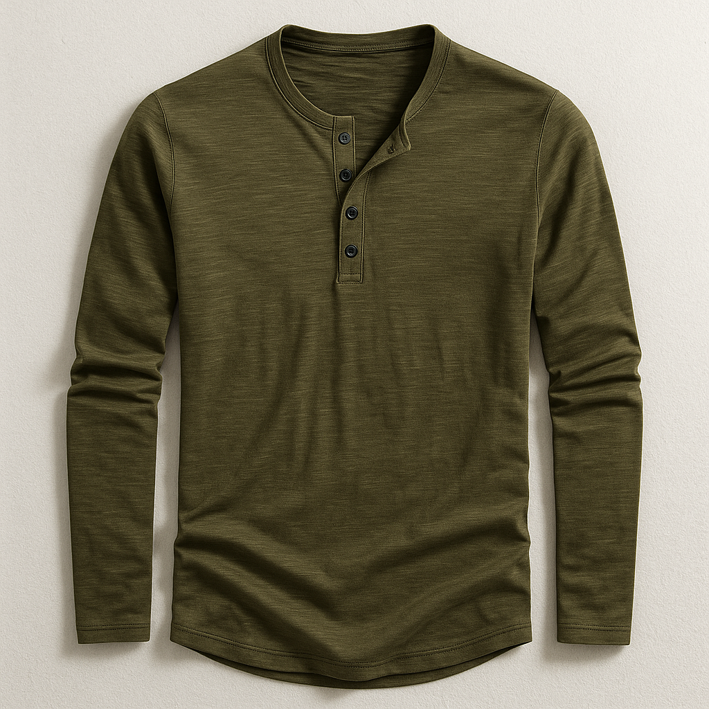 Hudson Long-Sleeve Cotton Crewneck