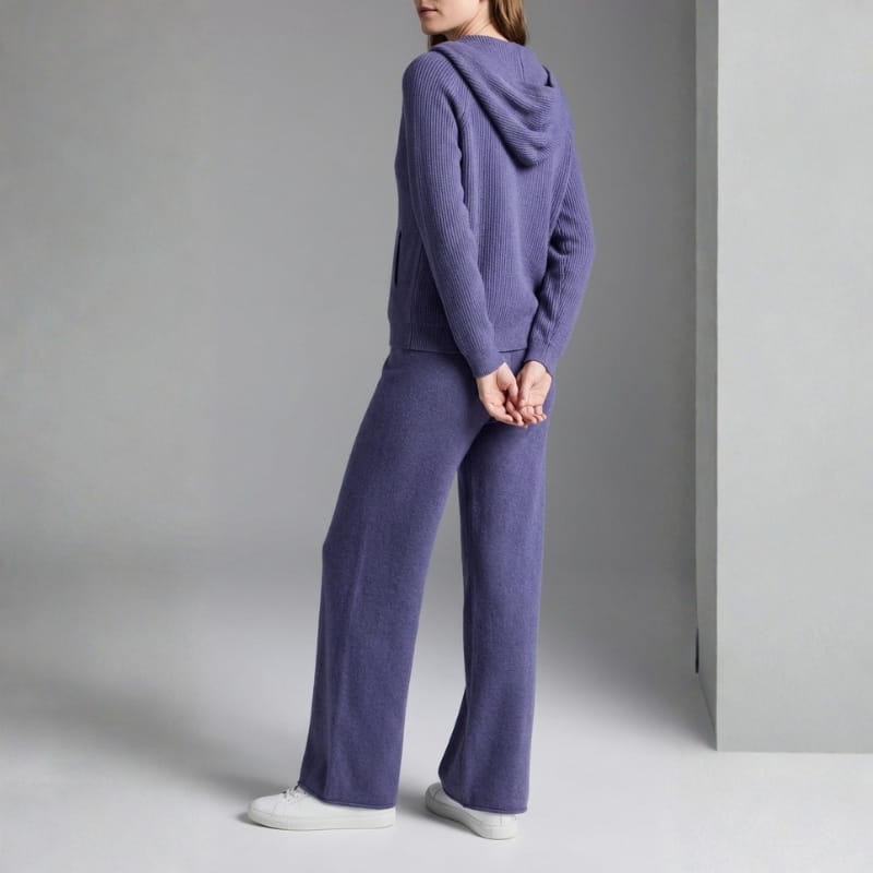 Seraphina Hooded Loungewear Set – Relaxed Wide-Leg Comfort Style