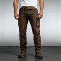 Sonny Heavy Duty Cotton Canvas Utility Cargo Pants – Straight Fit Insulated Work Trousers