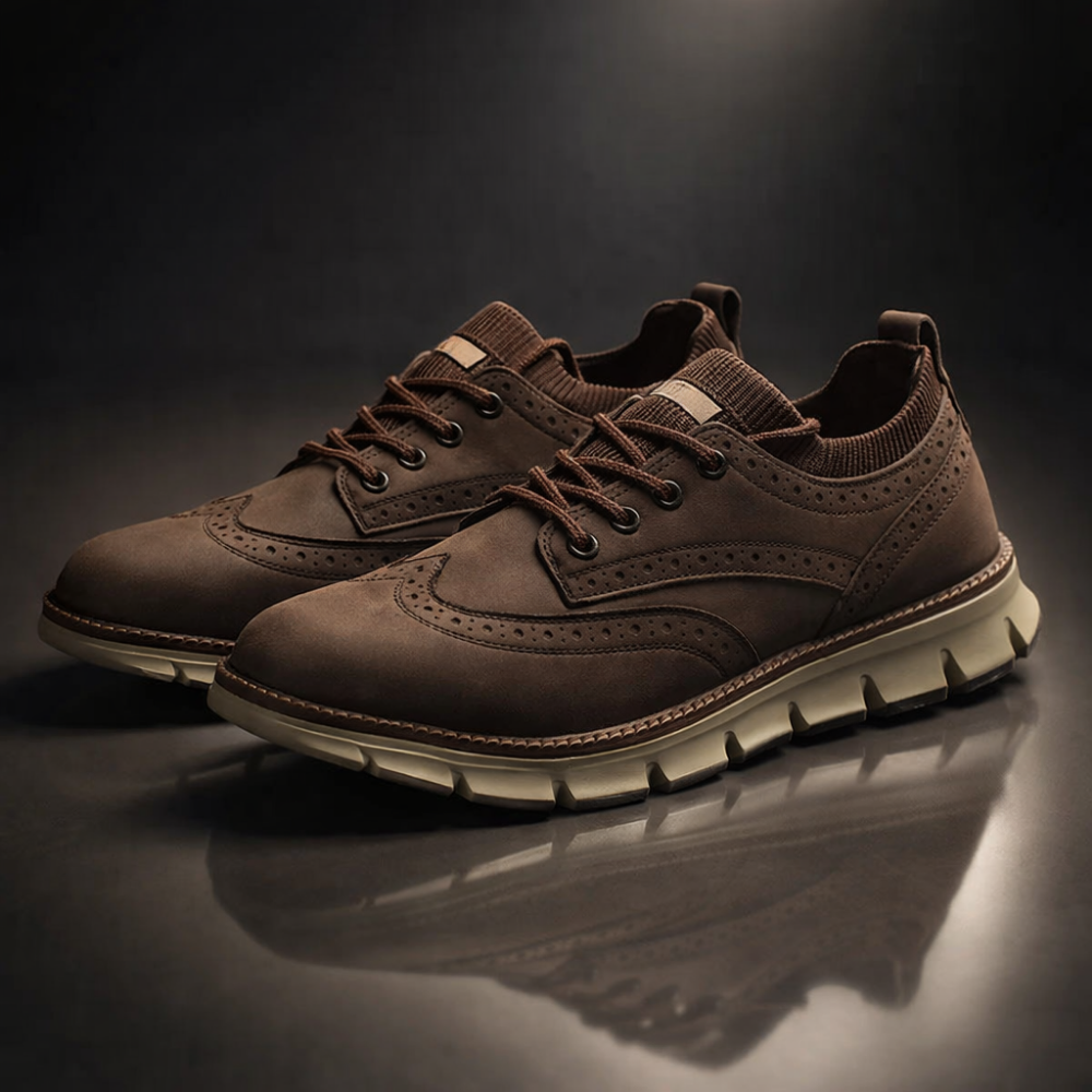Giner Premium Italian Suede Casual Shoes – Cushioned Everyday Shoes