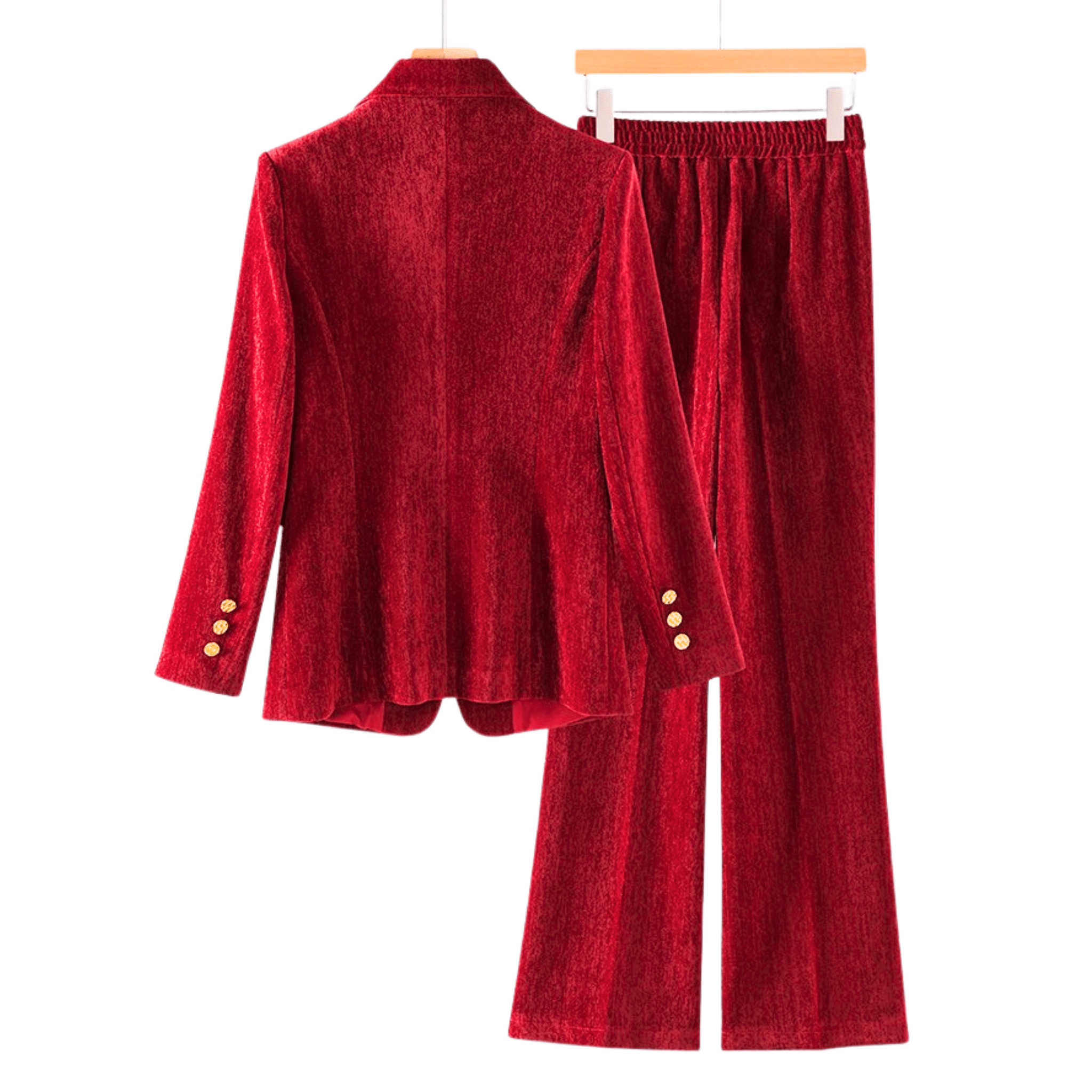 Anne Women's Tailored Blazer and Pants Set – Elegant Summer Co-ord