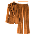 Anne Women's Tailored Blazer and Pants Set – Elegant Summer Co-ord