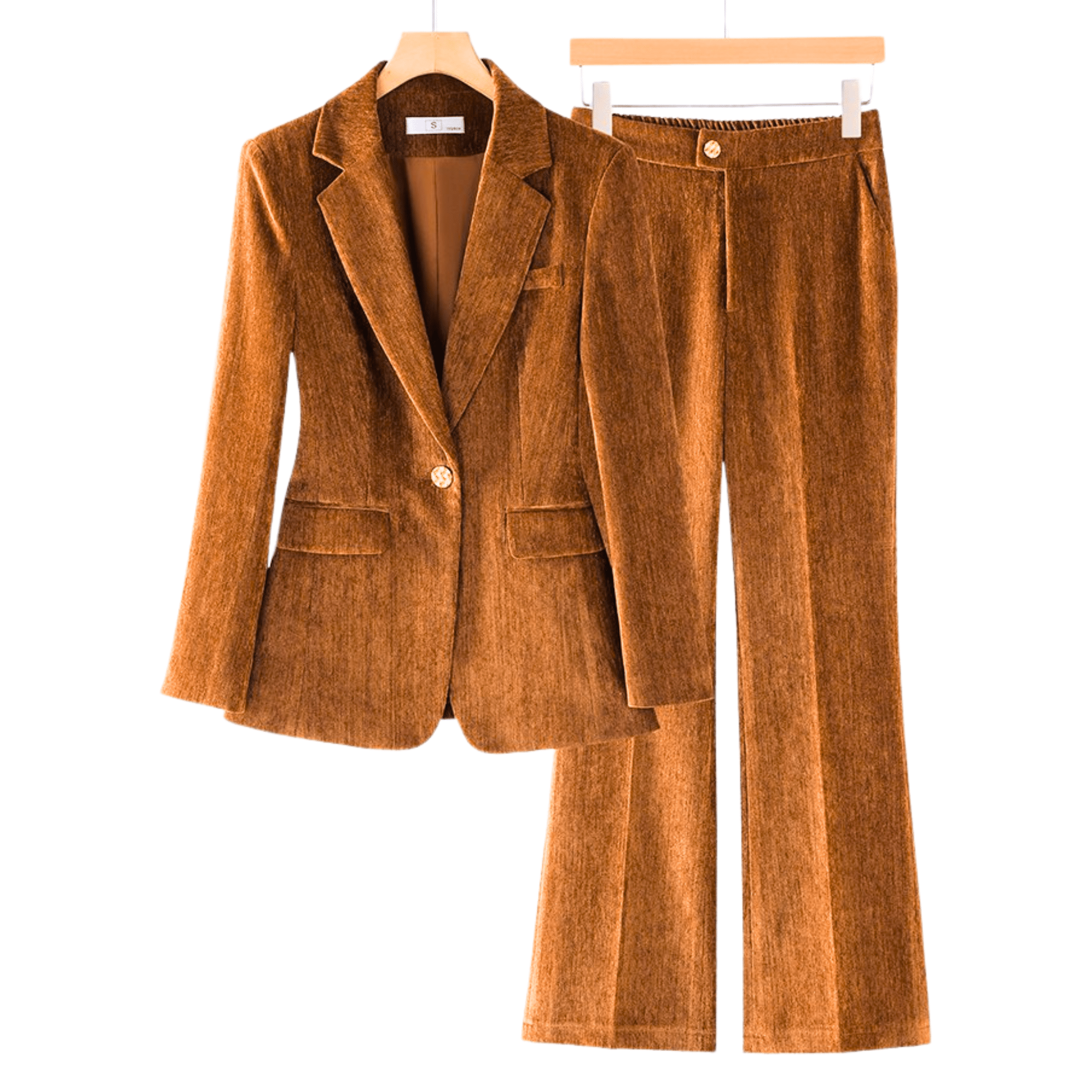 Anne Women's Tailored Blazer and Pants Set – Elegant Summer Co-ord