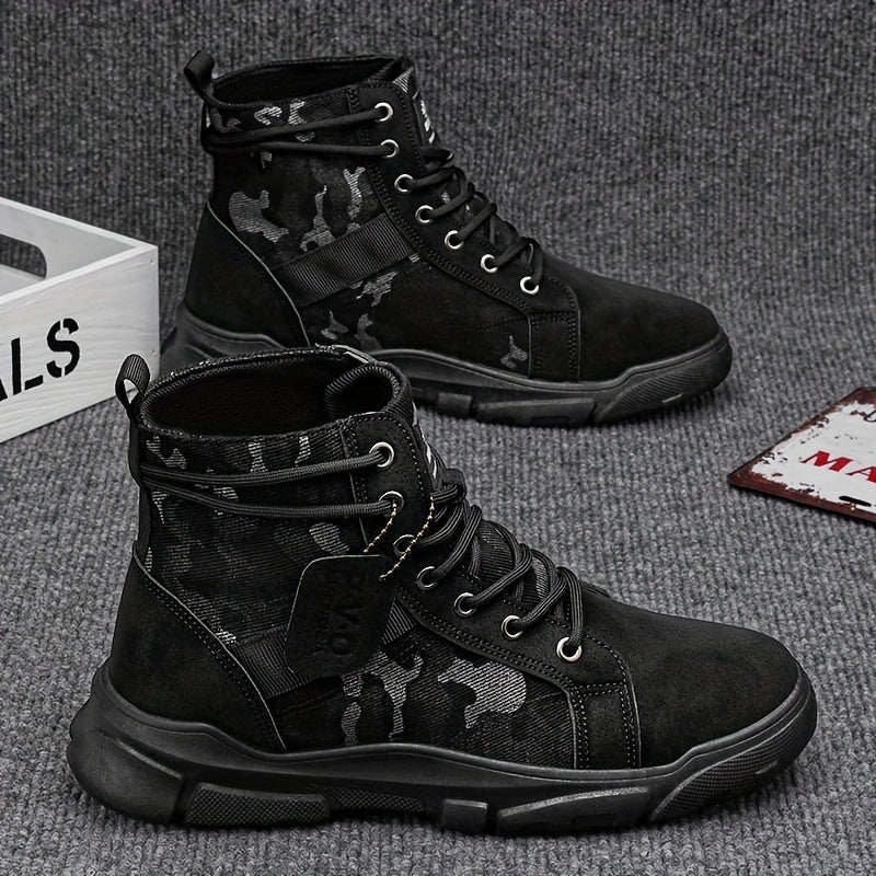 Alpha Men's All-Terrain Military-Grade Camo Combat Boots
