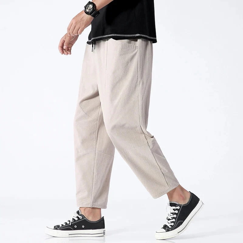 Walter Urban Cropped Cotton Tapered Pants – Lightweight Relaxed Everyday Wear