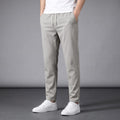 Elias Cotton Stretch Tapered Drawstring Pants – Casual Slim Fit Everyday Trousers