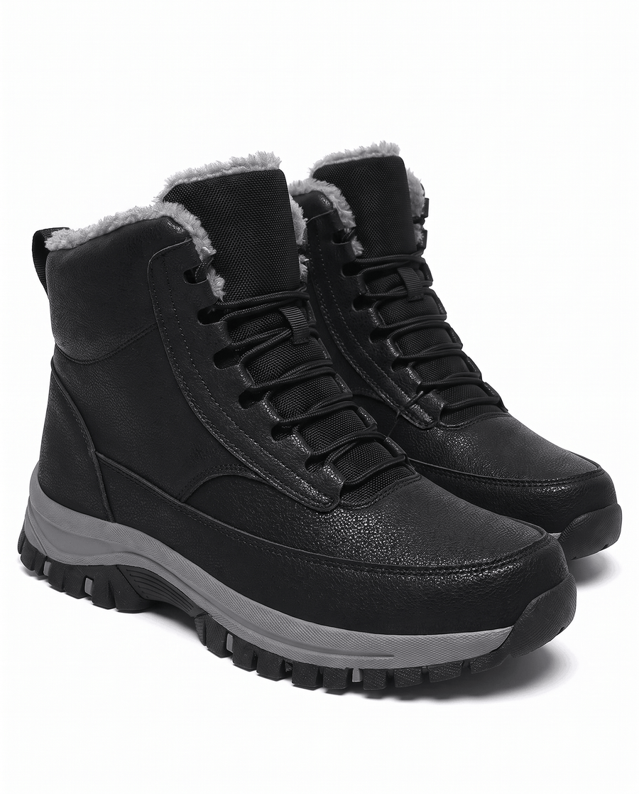 High-Top Winter Boots – Water-Repellent, Fleece-Lined & Lug Sole | Ignazio
