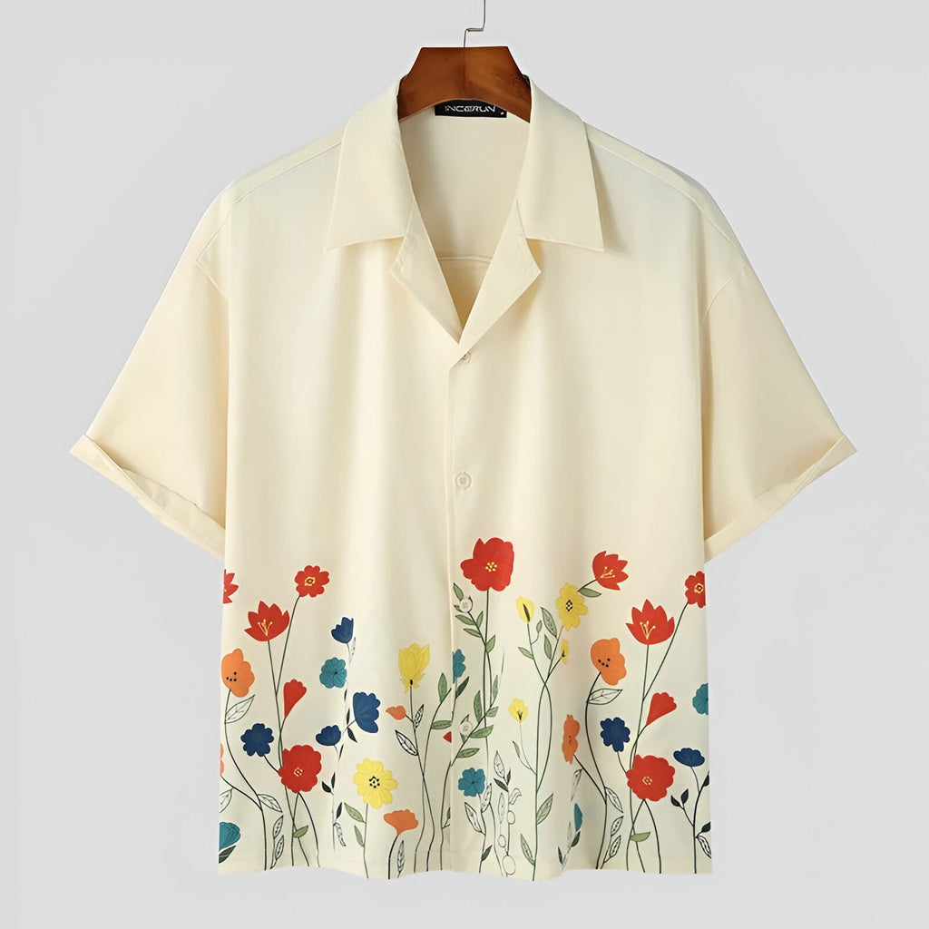 Mateo Soft Floral Summer Shirt – Relaxed Fit Button Down Shirt