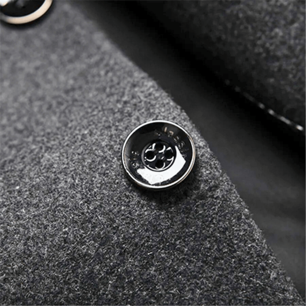 Duran Men's Tailored Wool Blazer – Sport Jacket with Sleek Lining & Front Pockets